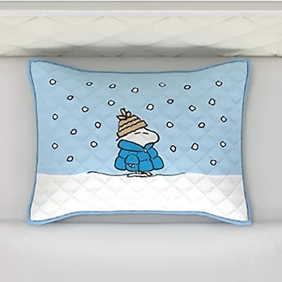 Peanuts Puff Pup Snoopy Reversible Quilt Set