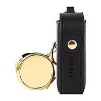 Pink Sky Lipstick Holder & Compact Key Ring Set