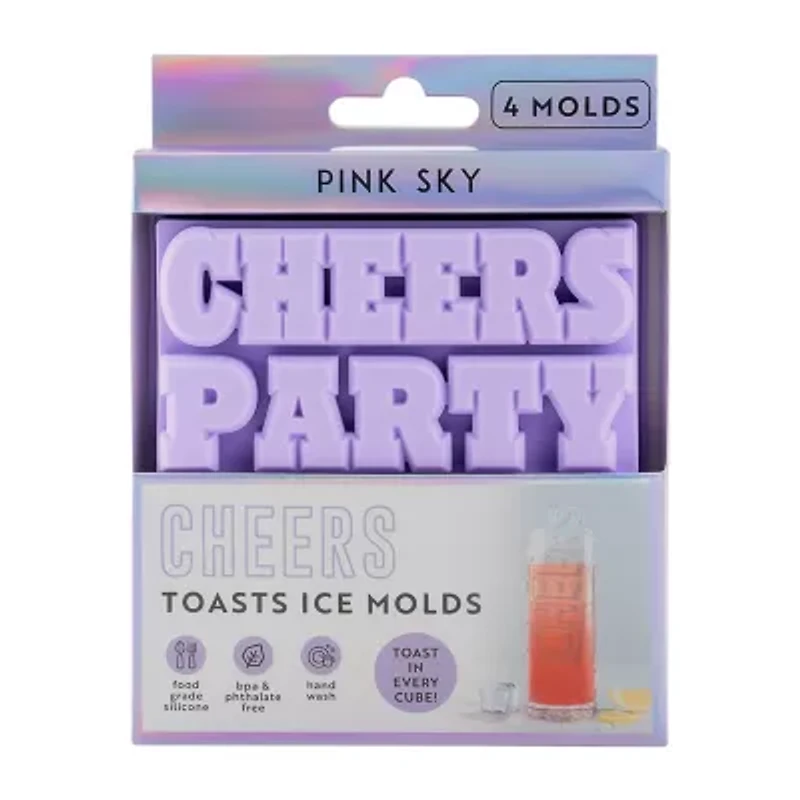 Pink Sky Cheers Ice Mold