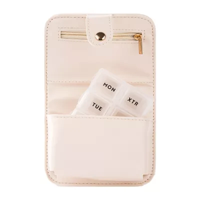 Pink Sky Doctor's Orders Compact Travel Pill Case