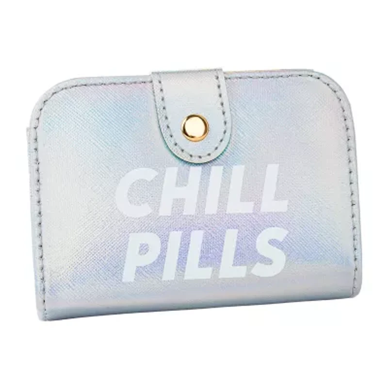 Pink Sky Chill Pills Compact Travel Pill Case