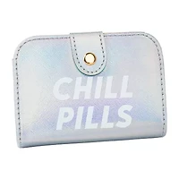 Pink Sky Chill Pills Compact Travel Pill Case