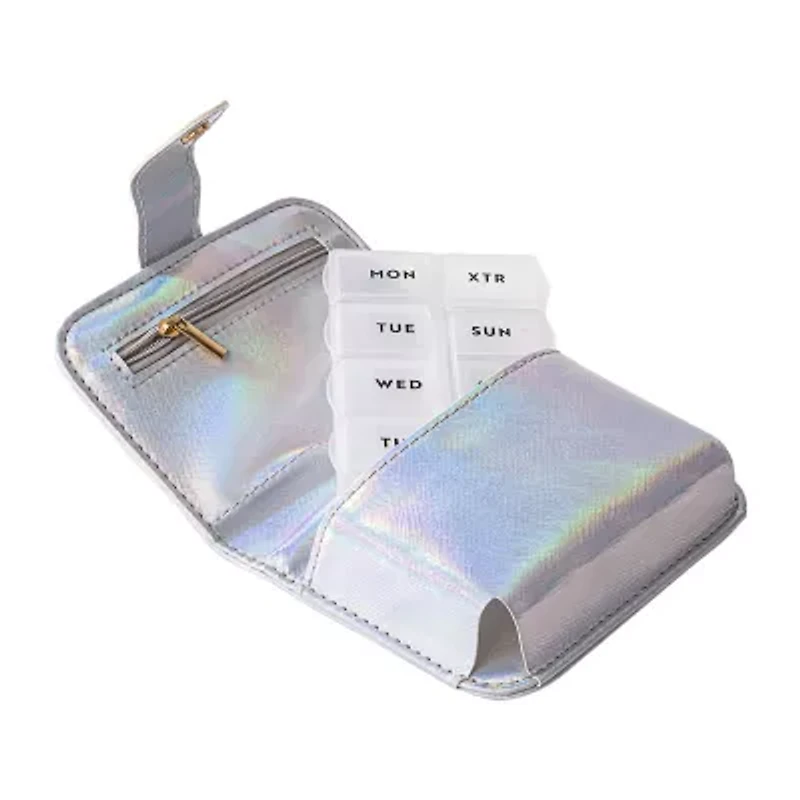 Pink Sky Chill Pills Compact Travel Pill Case