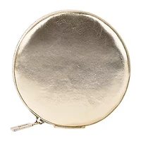 Pink Sky 3-Compartment Round Jewelry Case