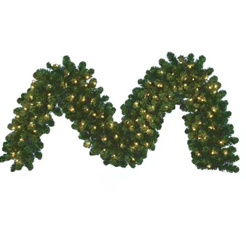Kurt Adler 9'x18" Pre-Lit Vanderbilt Garland