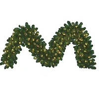 Kurt Adler 9'x18" Pre-Lit Vanderbilt Garland