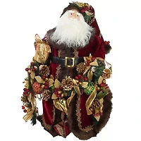 Kurt Adler 23" Fabric Decorated Santa Table Piece
