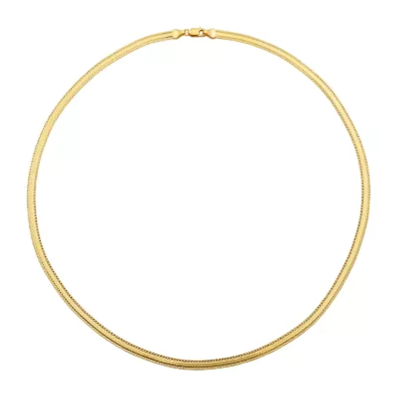 Made in Italy Womens 14K Gold Over Silver 20 Inch Pendant Necklace