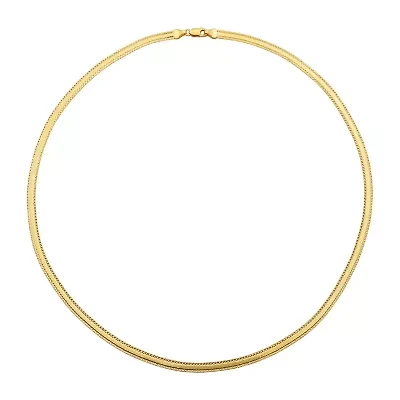 Made in Italy Womens 14K Gold Over Silver 20 Inch Pendant Necklace