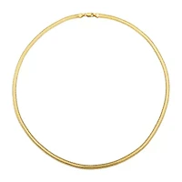 Made in Italy Womens 14K Gold Over Silver 20 Inch Pendant Necklace