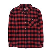 Levi's® Big Kid Boys Long Sleeve Cuffed Regular Fit Button-Down Shirt