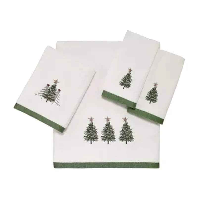 Avanti Trees Holiday Bath Towel