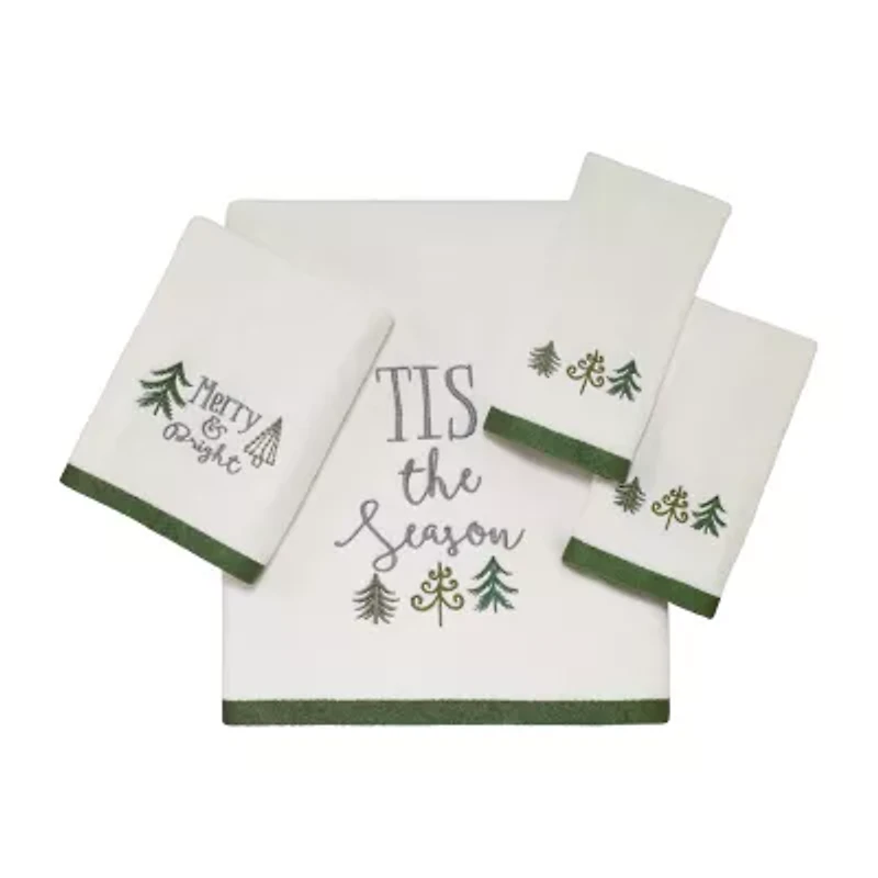 Avanti Christmas Trees Holiday Bath Towel