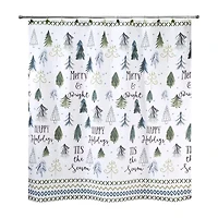 Avanti Christmas Trees Shower Curtain