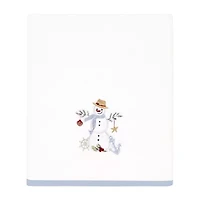 Avanti Coastal Snowman Holiday Bath Towel