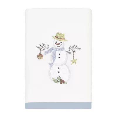 Avanti Coastal Snowman Hand Towel