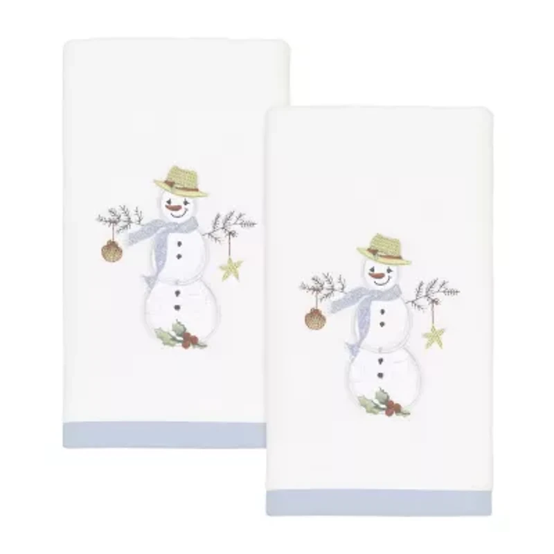 Avanti Coastal Snowman 2-pc. Fingertip Towel