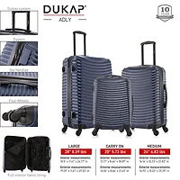 DUKAP Adly 3-pc.Hardside Lightweight Spinner Luggage Set