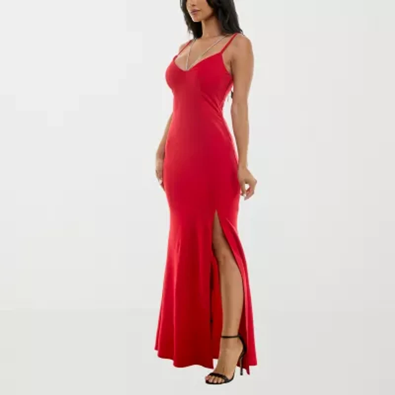 Trixxi Womens Juniors Sleeveless Bodycon Dress