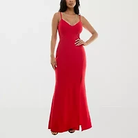 Trixxi Womens Juniors Sleeveless Bodycon Dress