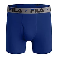 FILA Stretch Fly Mens 4 Pack Boxer Briefs Fm312bxcs25amz