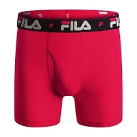FILA Stretch Fly Mens 4 Pack Boxer Briefs Fm312bxcs25amz