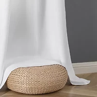 Regal Home Vista Embossed Grommet Top Energy Saving Blackout Set of 2 Curtain Panel