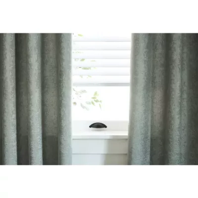 Regal Home Ayden Solid Grommet Top Energy Saving Blackout Single Curtain Panel