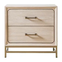 Lena 2-Drawer Nightstand