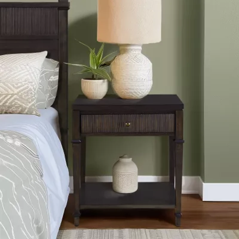 Martha Stewart 1-Drawer Nightstand