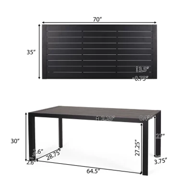Templin Rectangular Dining Table