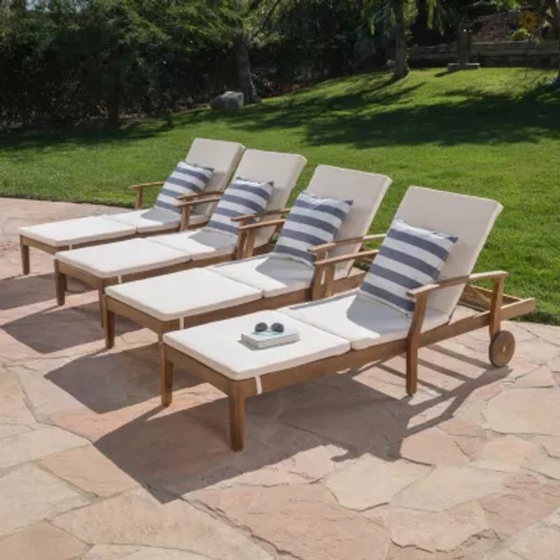 Perla Adjustable 4-pc. Lounge Chair