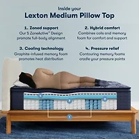Serta® Quilted Perfect Sleeper X™ Hybrid Lexton 14.25" Medium Pillow Top - Mattress + Box Spring