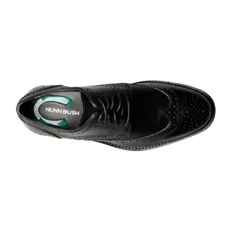 Nunn Bush Nelson Wingtip Mens Wing Oxford Shoes