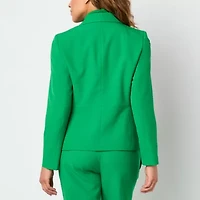 Black Label by Evan-Picone Womens Classic Fit Suit Jacket