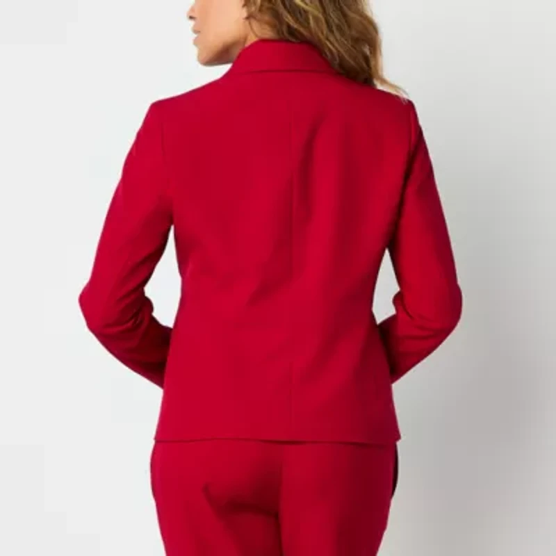 Black Label by Evan-Picone Womens Classic Fit Suit Jacket