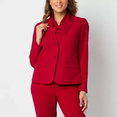 Black Label by Evan-Picone Womens Classic Fit Suit Jacket