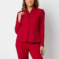 Black Label by Evan-Picone Womens Classic Fit Suit Jacket