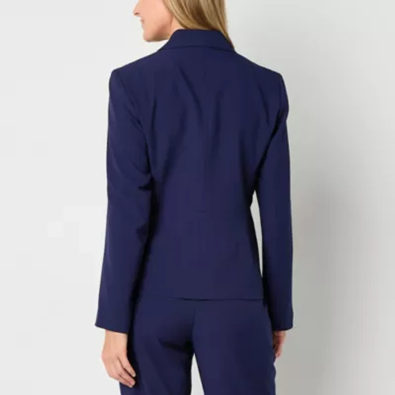 Black Label by Evan-Picone Womens Classic Fit Suit Jacket