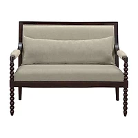 Martha Stewart Pad-Arm Upholstered Loveseat