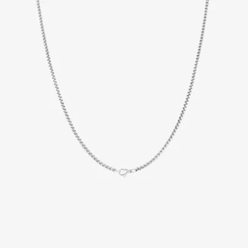 Mens Stainless Steel Cross Hypoallergenic 26 Inch Pendant Necklace