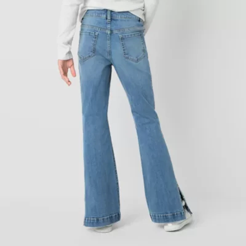 Thereabouts Little & Big Kid Girls Embellished Flare Leg Jean