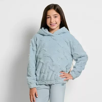 PUMA Big Kid Girls Long Sleeve Active Hoodie