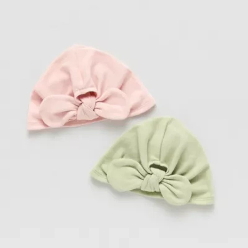Okie Dokie Baby Girls 2-pc. Multi-Pack Baby Hat