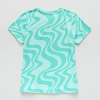 Xersion Little & Big Kid Girls Crew Neck Short Sleeve Regular Fit Graphic T-Shirt