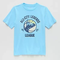 Thereabouts Little & Big Kid Boys Crew Neck Short Sleeve Regular Fit Graphic T-Shirt