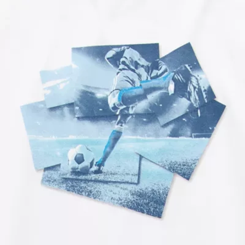 Xersion Little & Big Kid Boys Crew Neck Short Sleeve Regular Fit Graphic T-Shirt