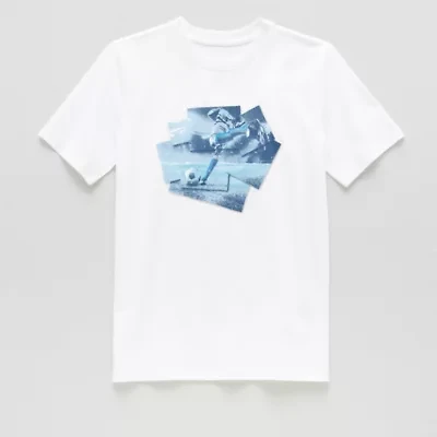 Xersion Little & Big Kid Boys Crew Neck Short Sleeve Regular Fit Graphic T-Shirt