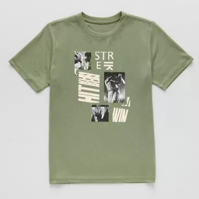Xersion Performance Little & Big Kid Boys Crew Neck Short Sleeve Regular Fit Graphic T-Shirt