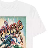 Mens Short Sleeve Avengers Graphic T-Shirt